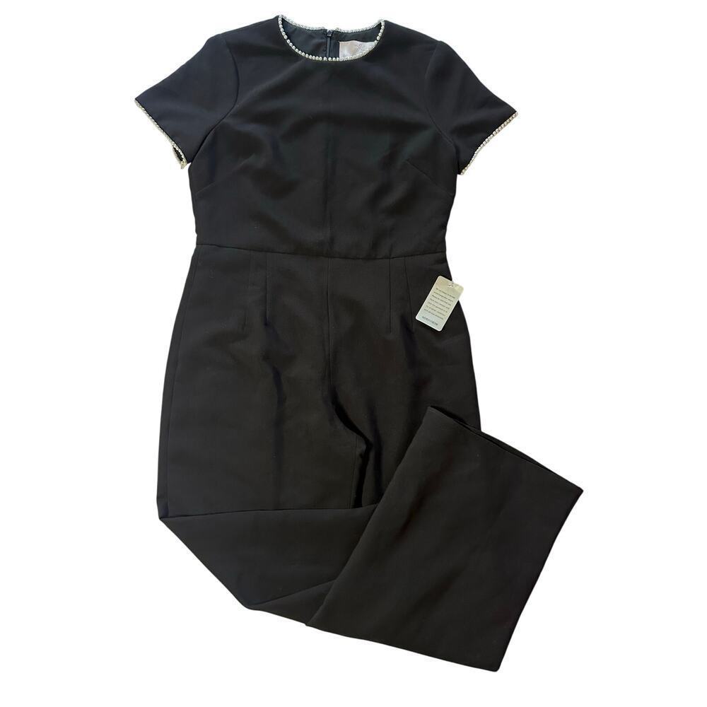 NWT Gal Meets‎ Glam Nadia Jumpsuit BLACK Size